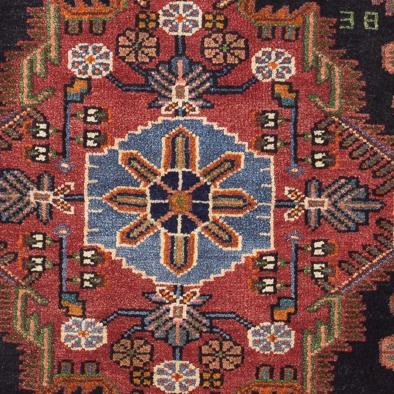 Perserteppich - Nomadic 126 x 90 cm - dunkelrot