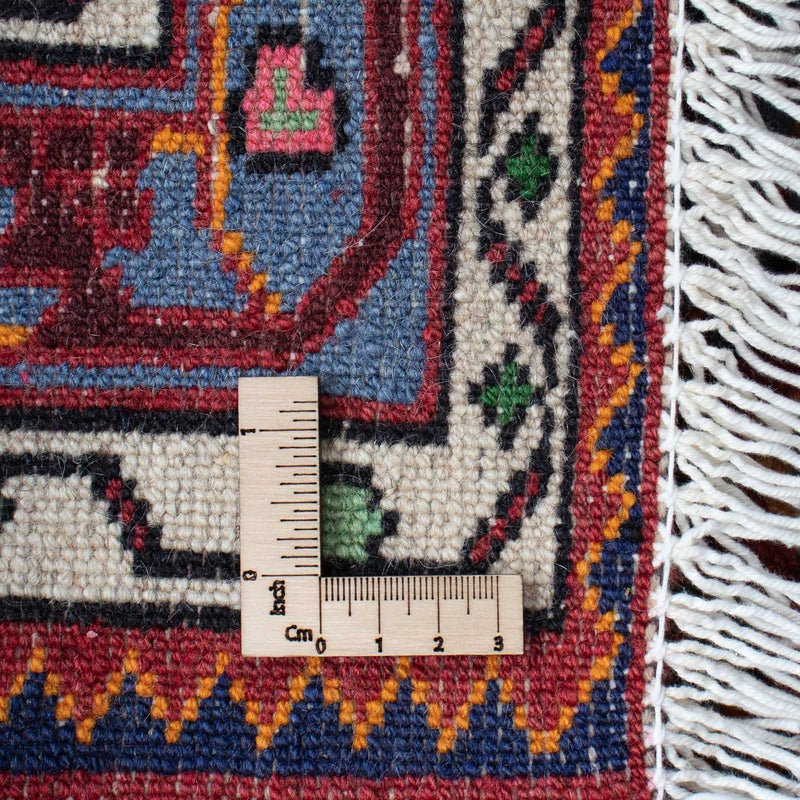 Perserteppich - Nomadic 126 x 90 cm - dunkelrot