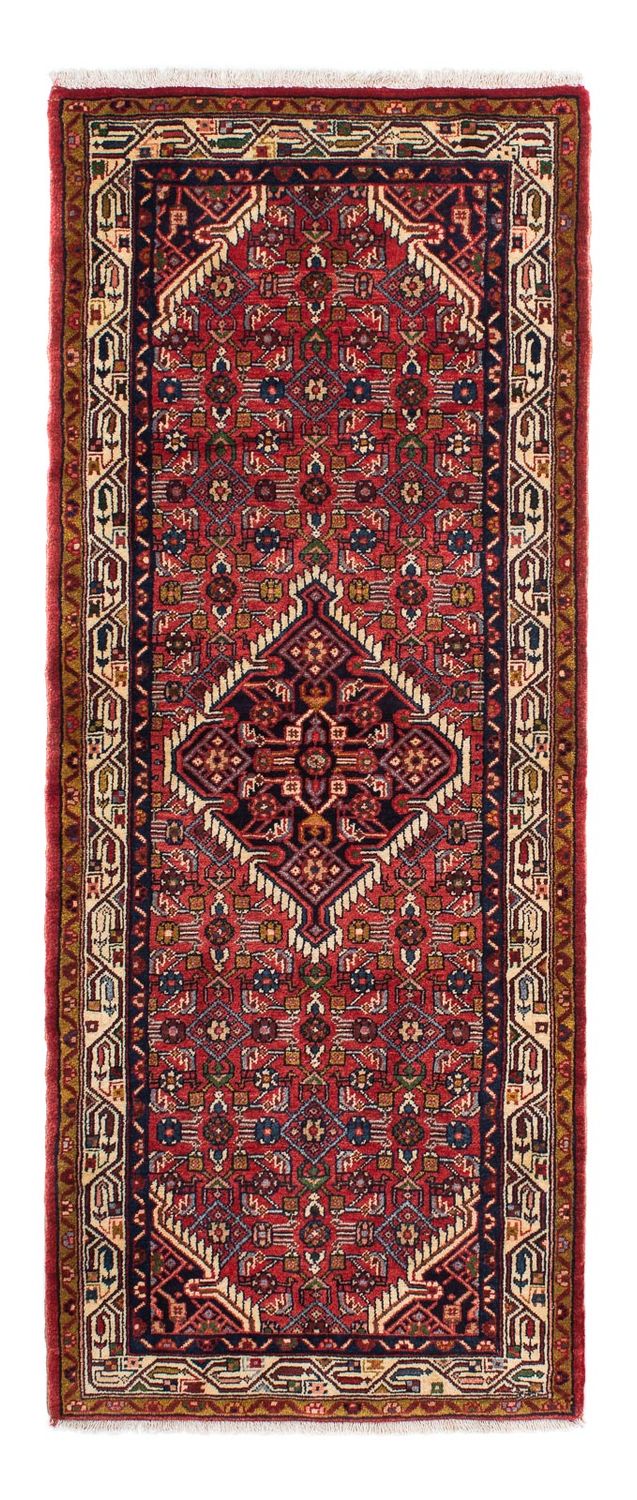 Perserteppich - Nomadic 200 x 78 cm - dunkelrot