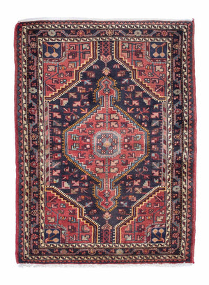 Perserteppich - Nomadic 157 x 104 cm - dunkelblau
