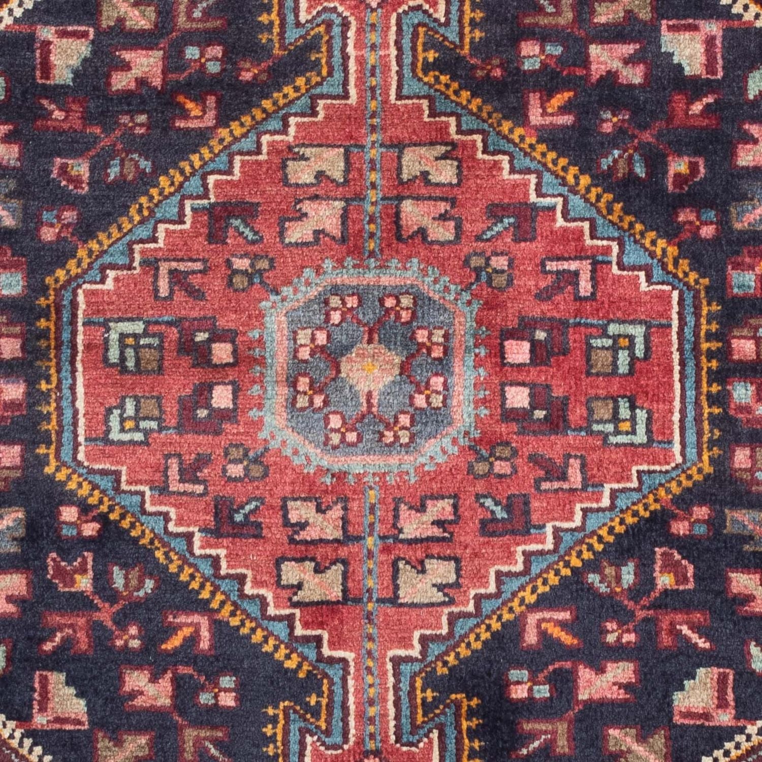 Perserteppich - Nomadic 157 x 104 cm - dunkelblau