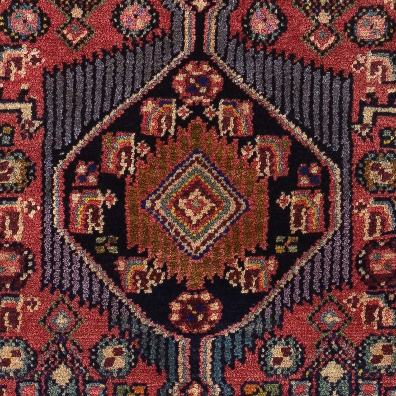 Perserteppich - Nomadic 110 x 76 cm - hellrot