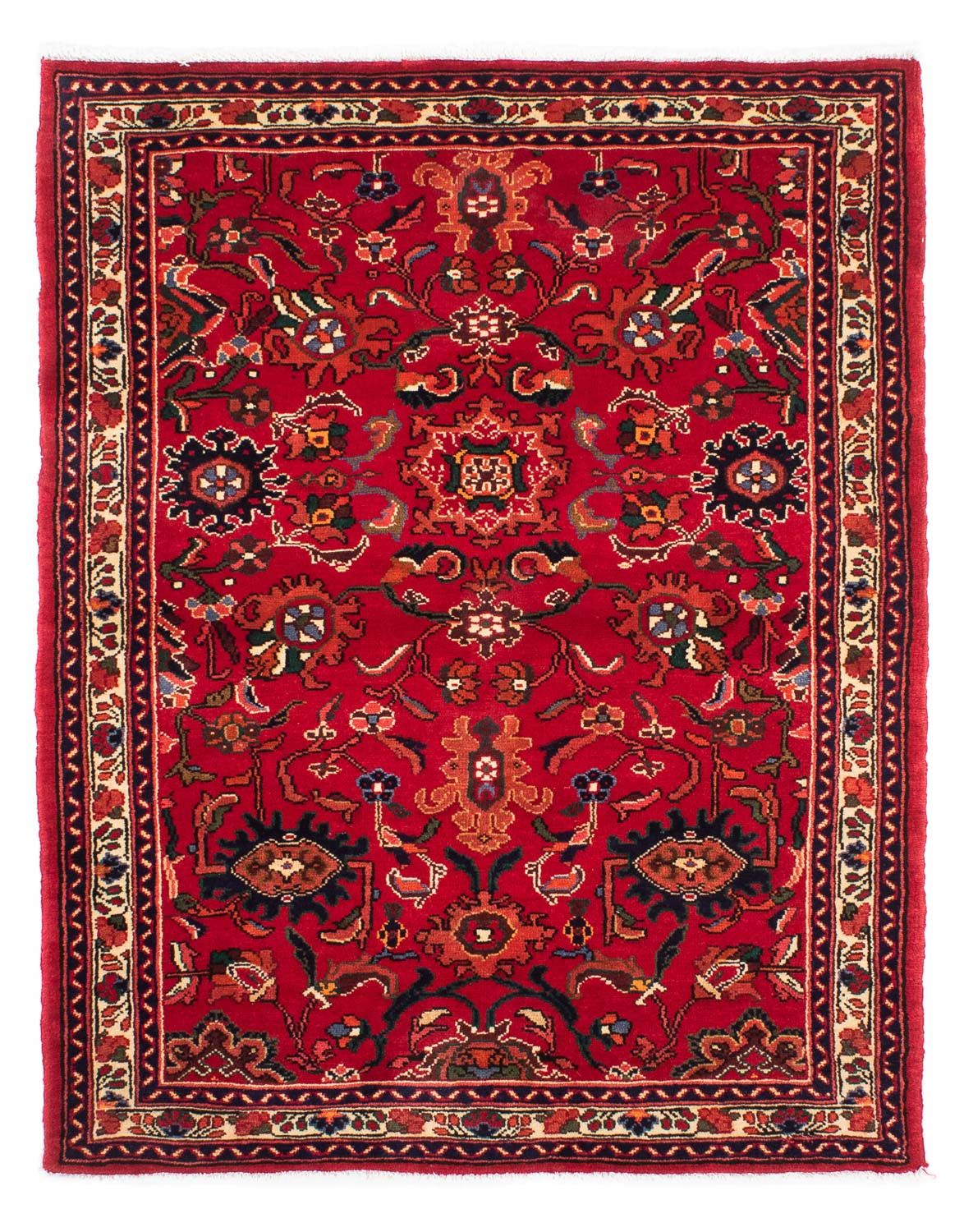 Perserteppich - Nomadic 160 x 112 cm - dunkelrot