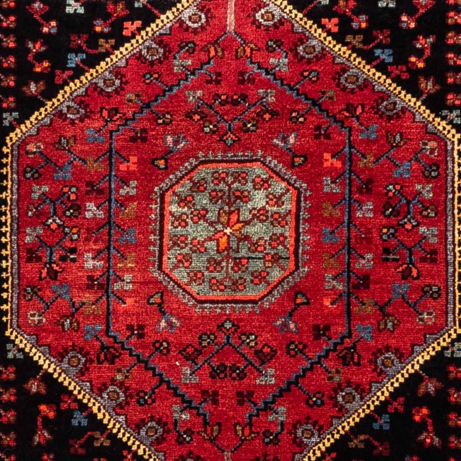 Perserteppich - Nomadic 246 x 136 cm - dunkelblau