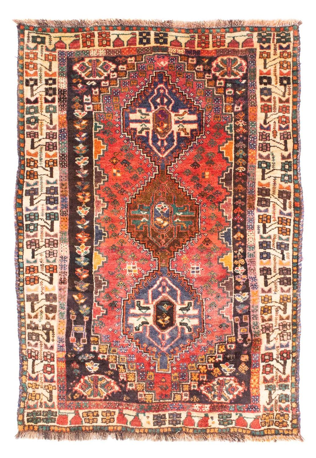 Perserteppich - Nomadic 166 x 110 cm - rot