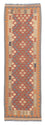 Kelim Teppich - Splash 199 x 57 cm - mehrfarbig