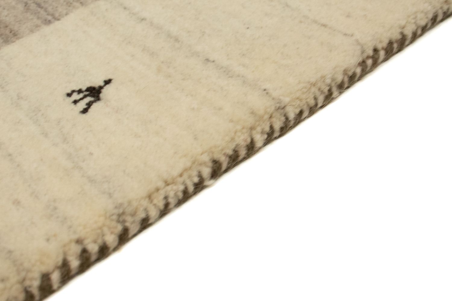 Gabbeh Teppich - Loribaft Indus 160 x 90 cm - beige