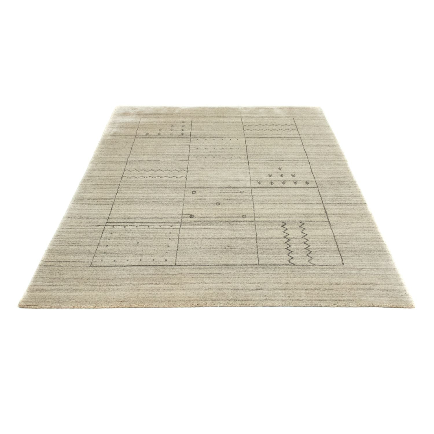 Gabbeh Teppich - Loribaft Indus 200 x 140 cm Teppichbrücke