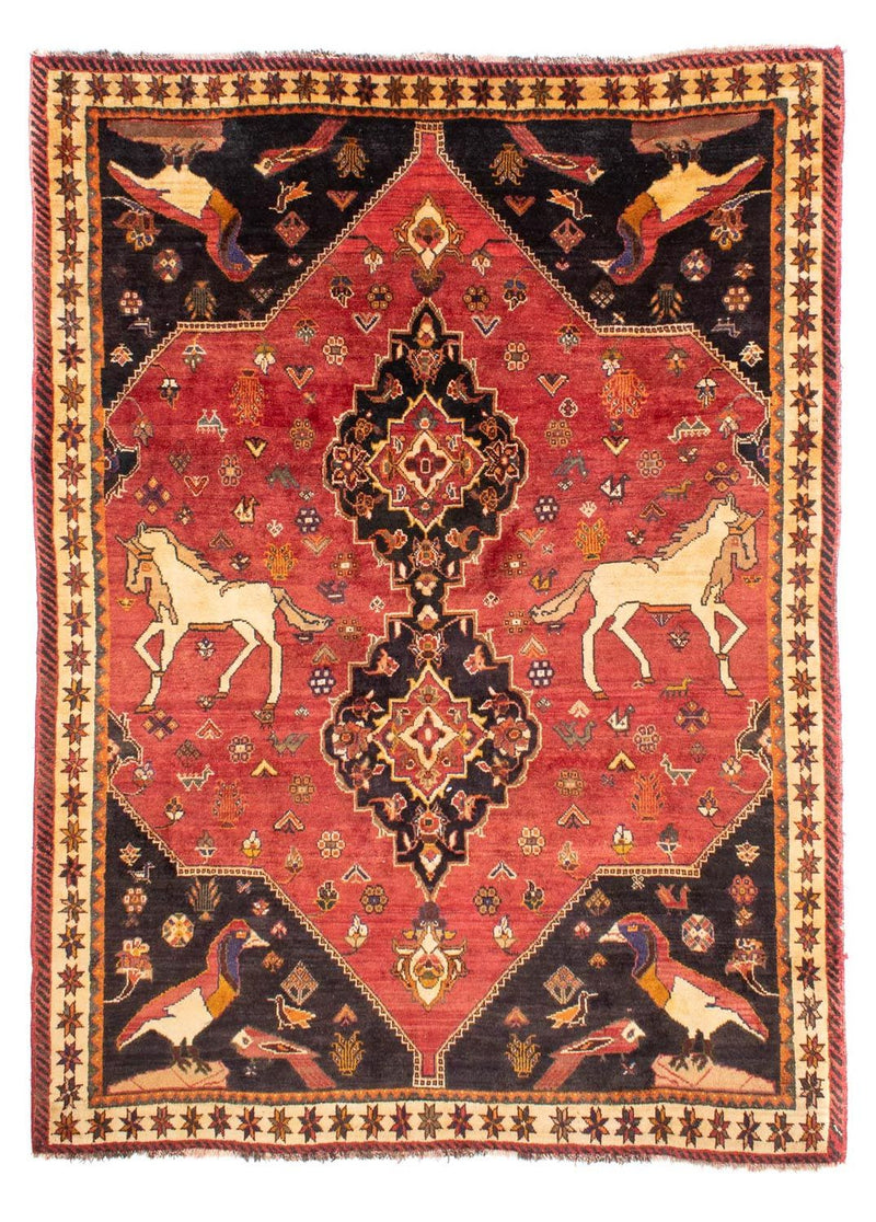 Perserteppich - Nomadic 272 x 200 cm - rot