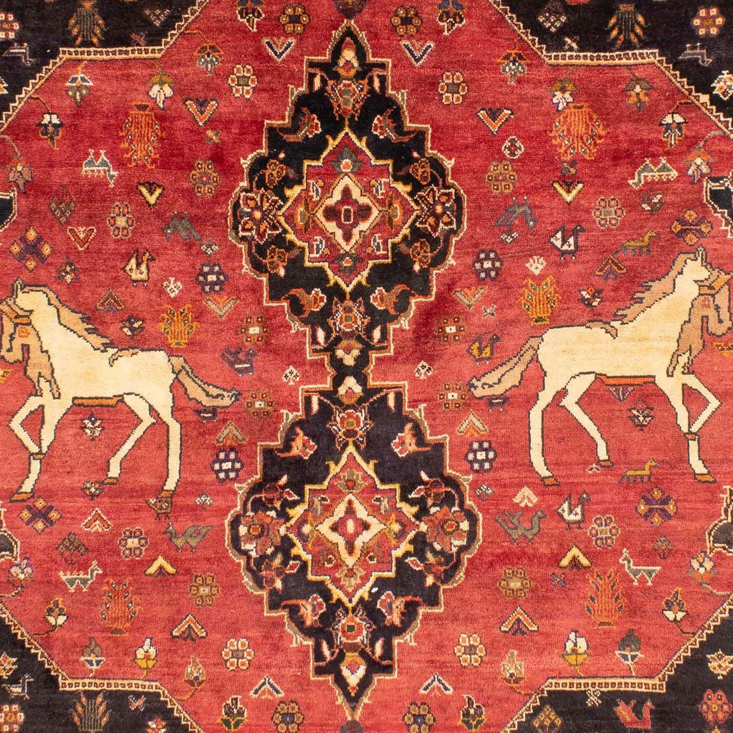 Perserteppich - Nomadic 272 x 200 cm - rot