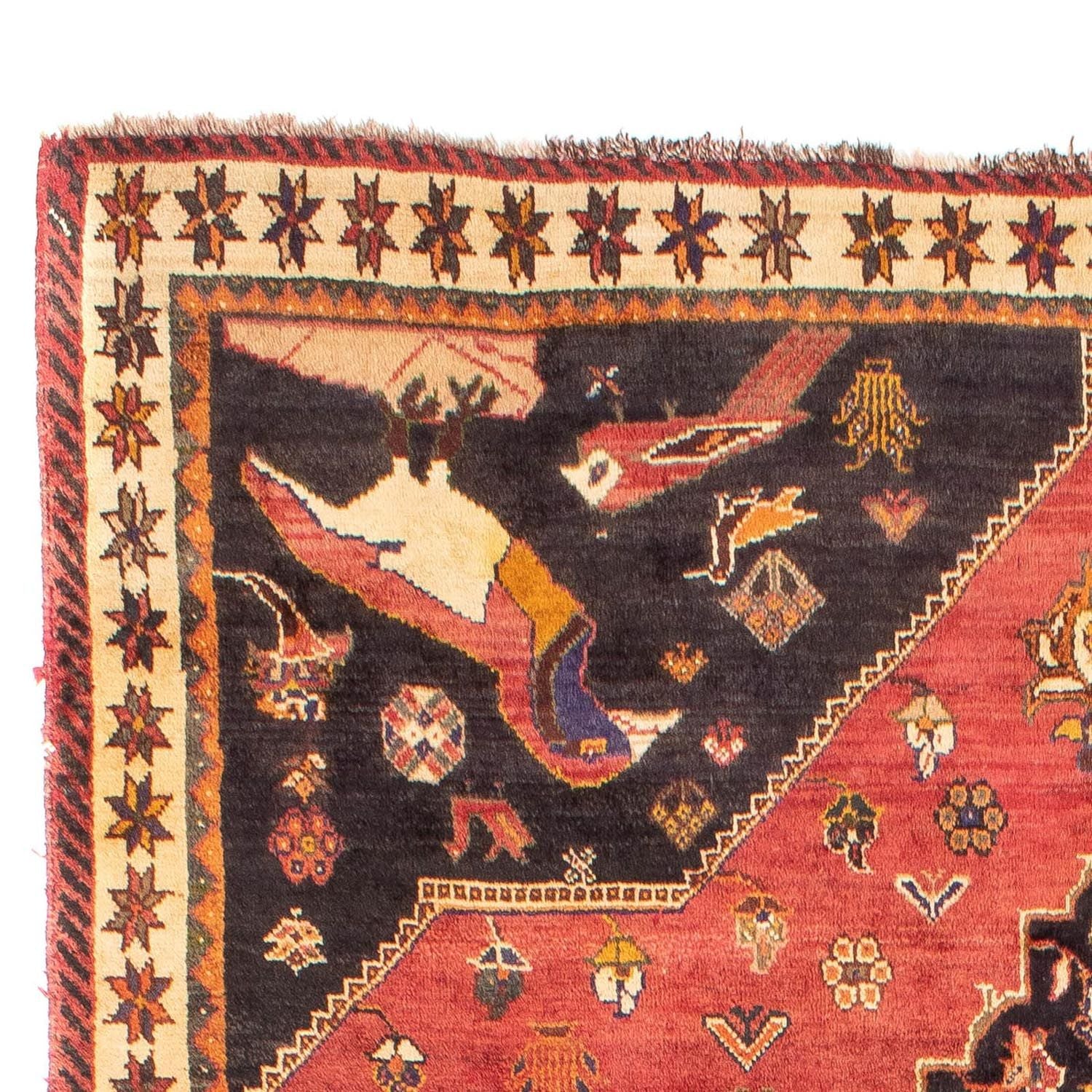 Perserteppich - Nomadic 272 x 200 cm - rot