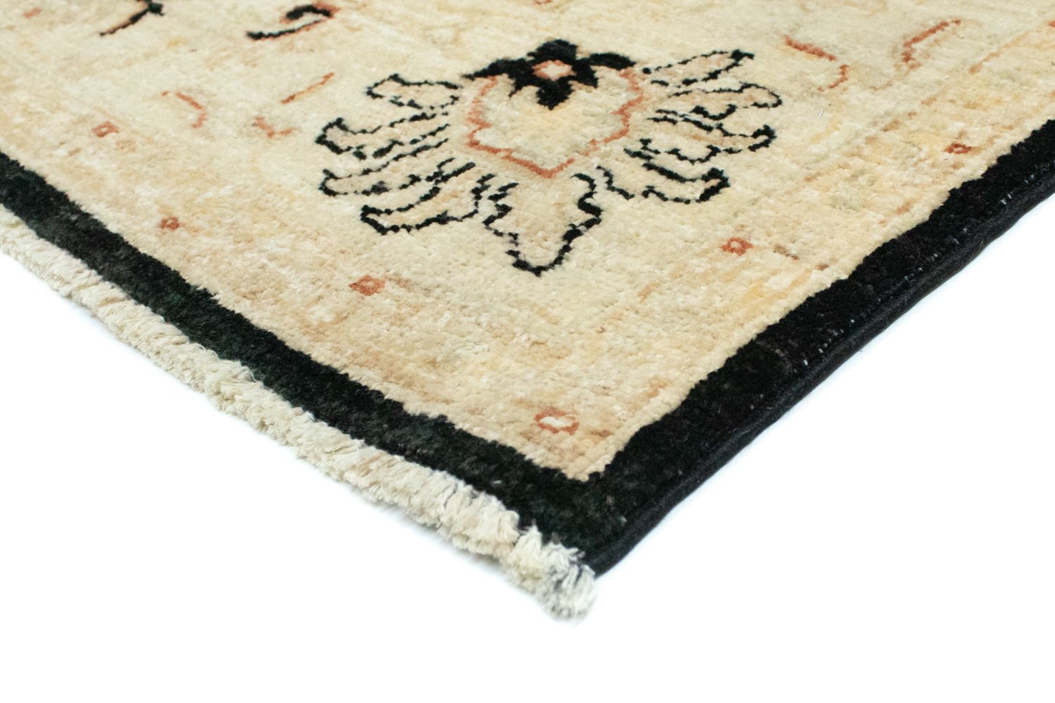 Ziegler Teppich 205 x 143 cm - schwarz