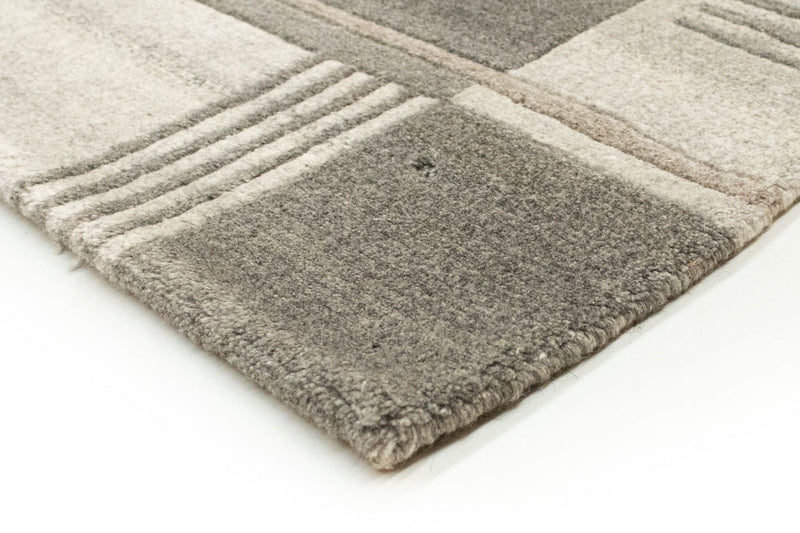 Nepal Teppich 200 x 140 cm - grau