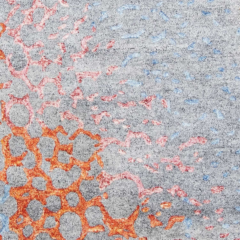 Designer Teppich 200 x 140 cm - hellblau
