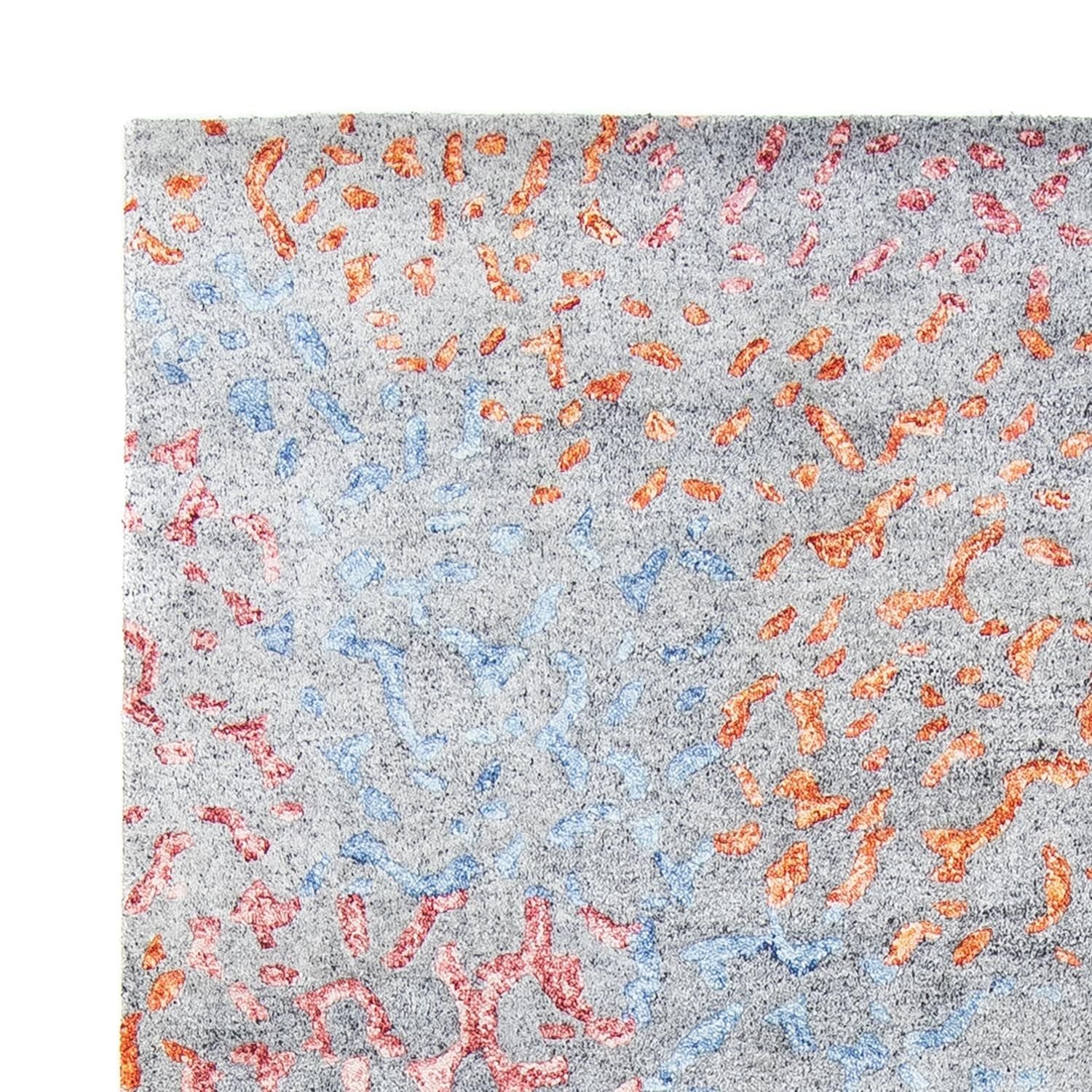 Designer Teppich 200 x 140 cm - hellblau