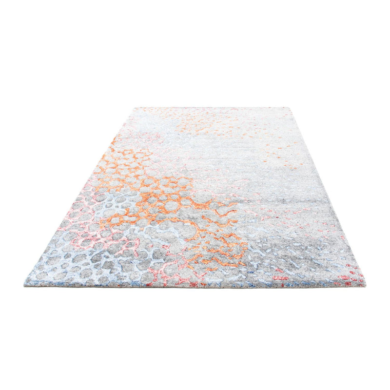 Designer Teppich 200 x 140 cm - hellblau