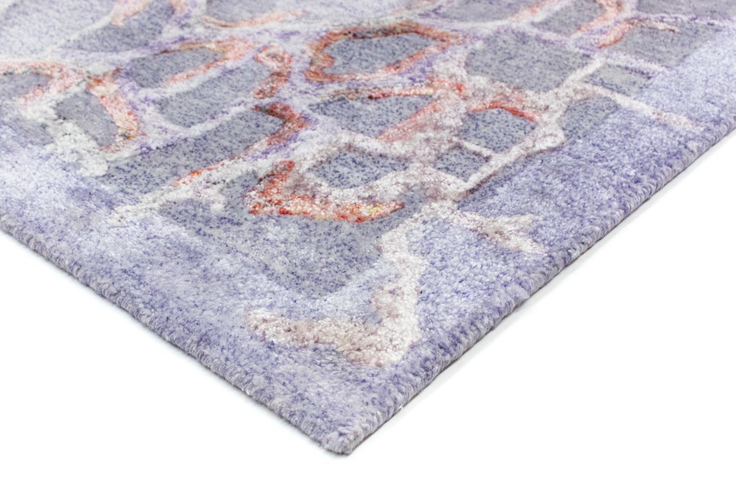 Designer Teppich 140 x 70 cm - flieder