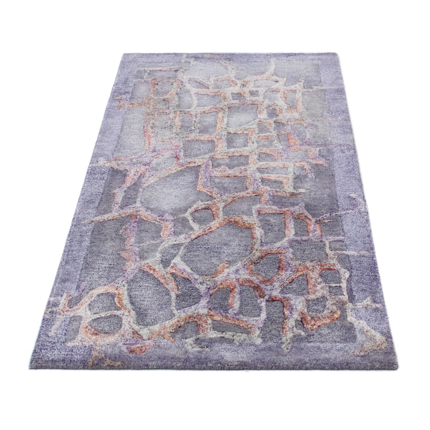 Designer Teppich 140 x 70 cm - flieder