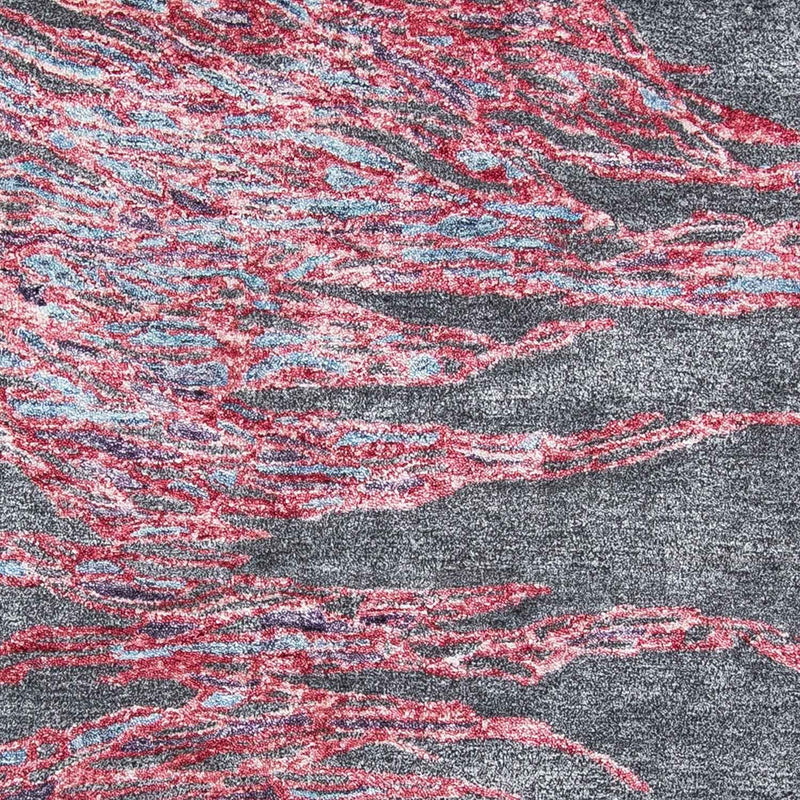 Designer Teppich 200 x 140 cm - grau