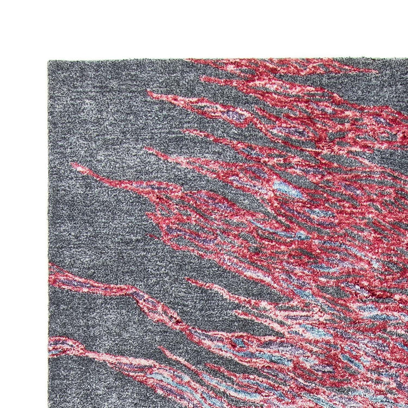 Designer Teppich 200 x 140 cm - grau