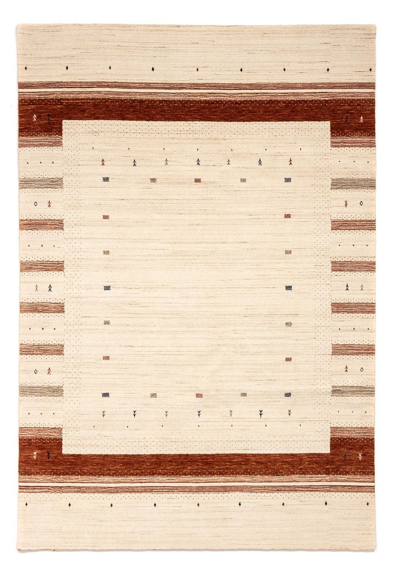 Gabbeh Teppich - Loribaft Indus 304 x 206 cm - beige