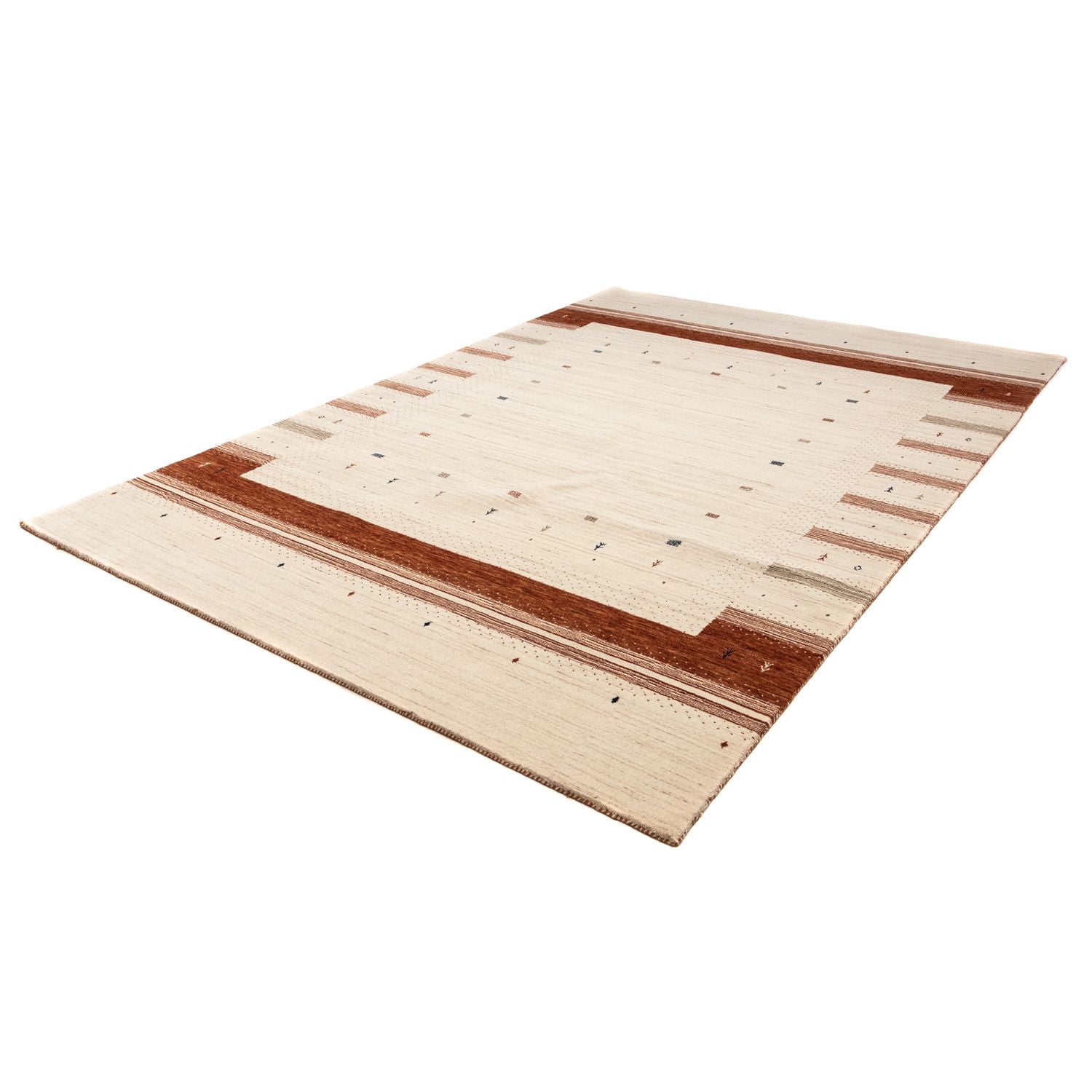 Gabbeh Teppich - Loribaft Indus 304 x 206 cm - beige