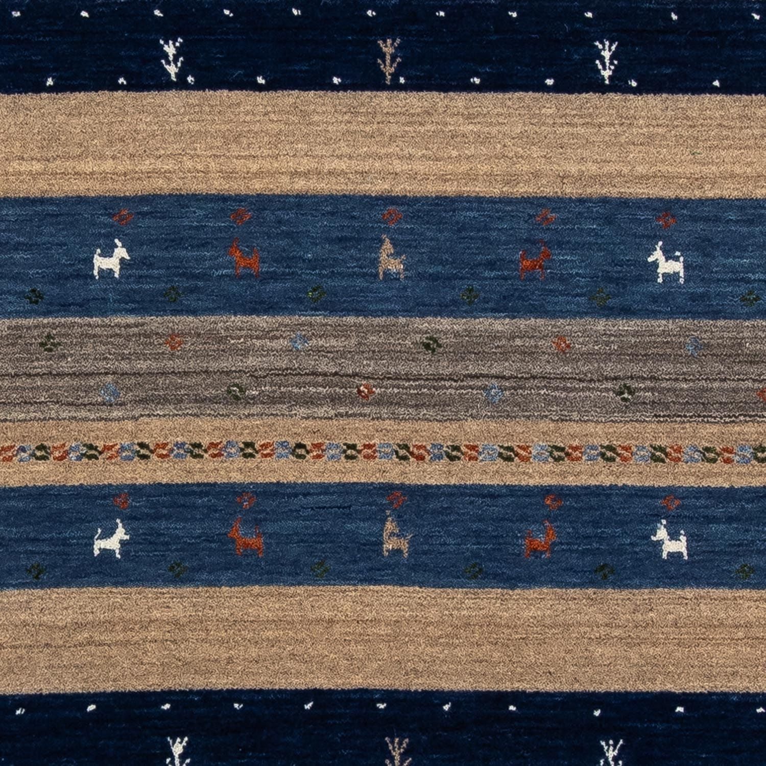 Gabbeh Teppich - Loribaft Perser 201 x 144 cm