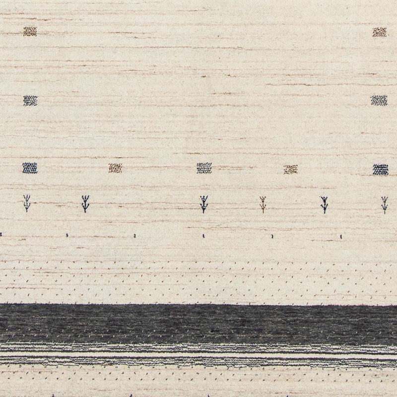 Gabbeh Teppich - Loribaft Indus 245 x 169 cm - beige