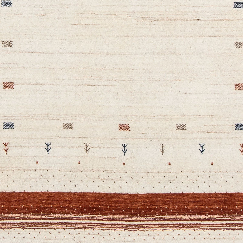 Gabbeh Teppich - Loribaft Indus 201 x 146 cm - beige