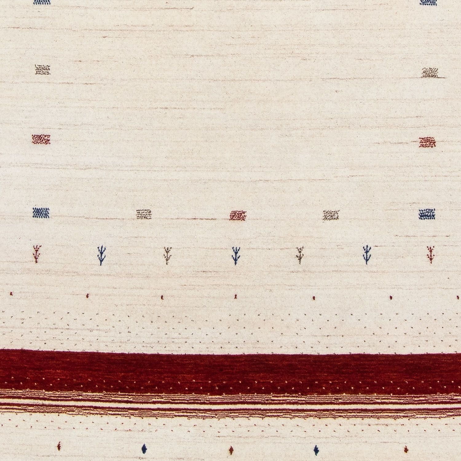 Gabbeh Teppich - Loribaft Indus 245 x 170 cm - beige
