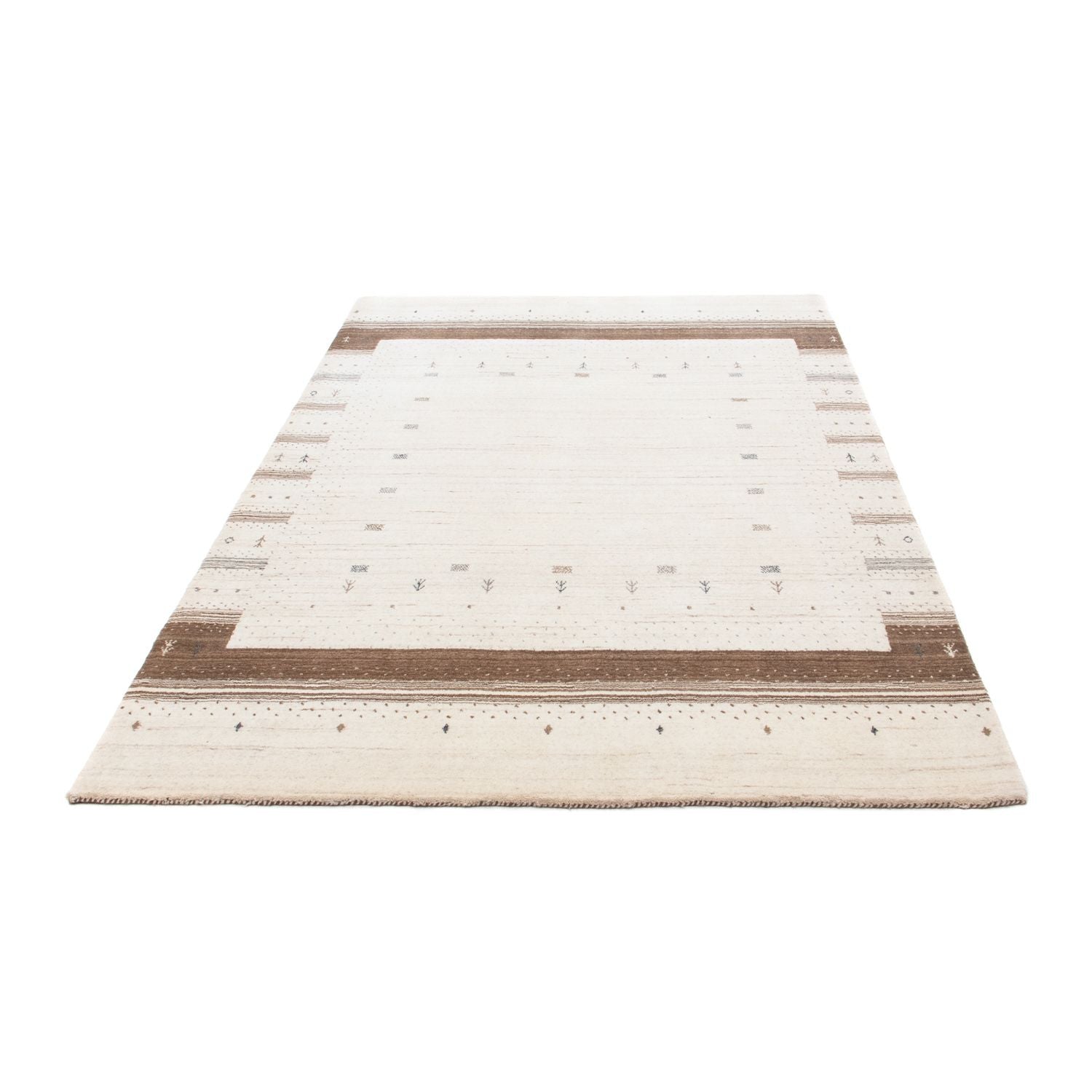 Gabbeh Teppich - Loribaft Indus 200 x 143 cm - beige