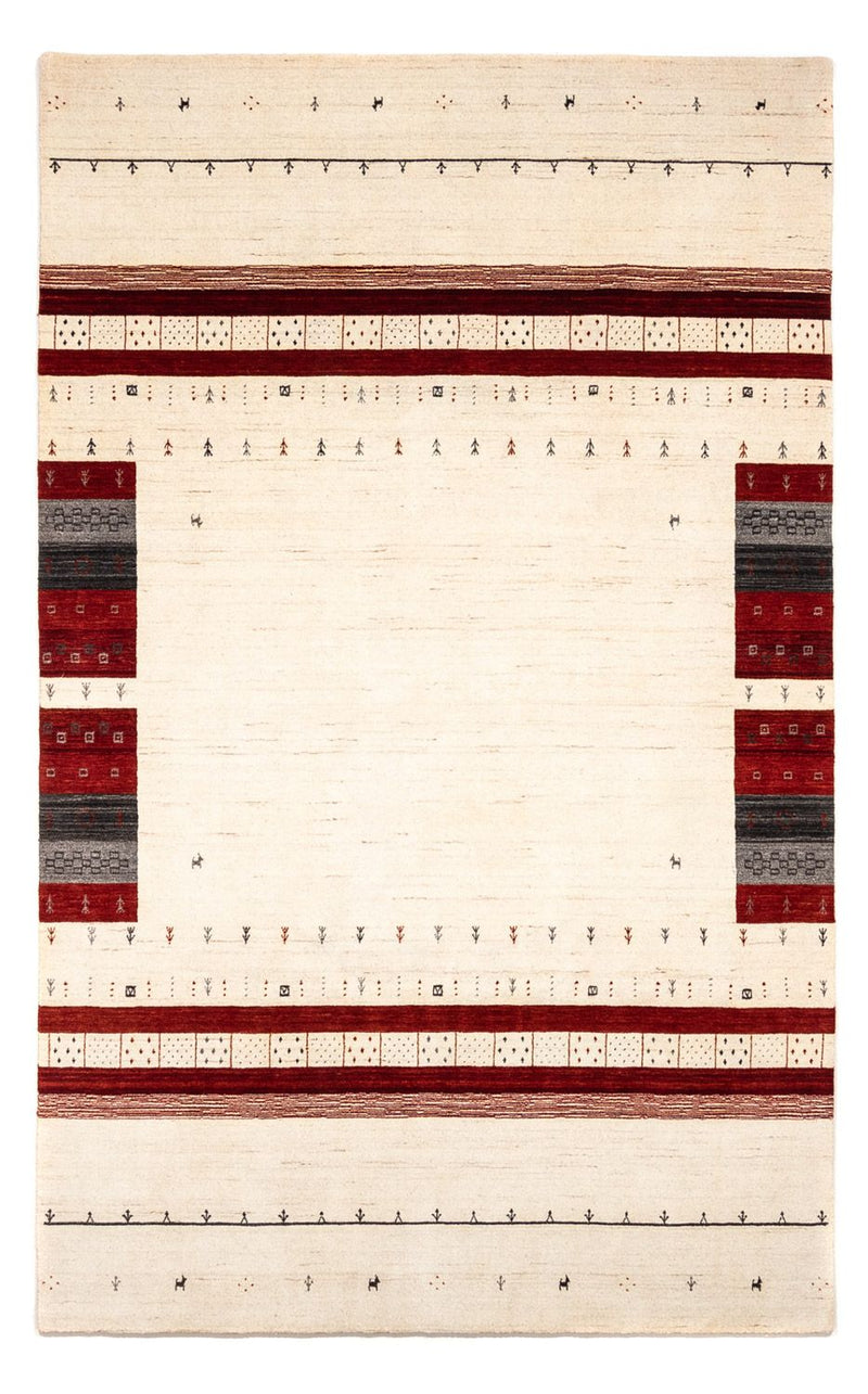 Gabbeh Teppich - Loribaft Indus 298 x 200 cm - beige