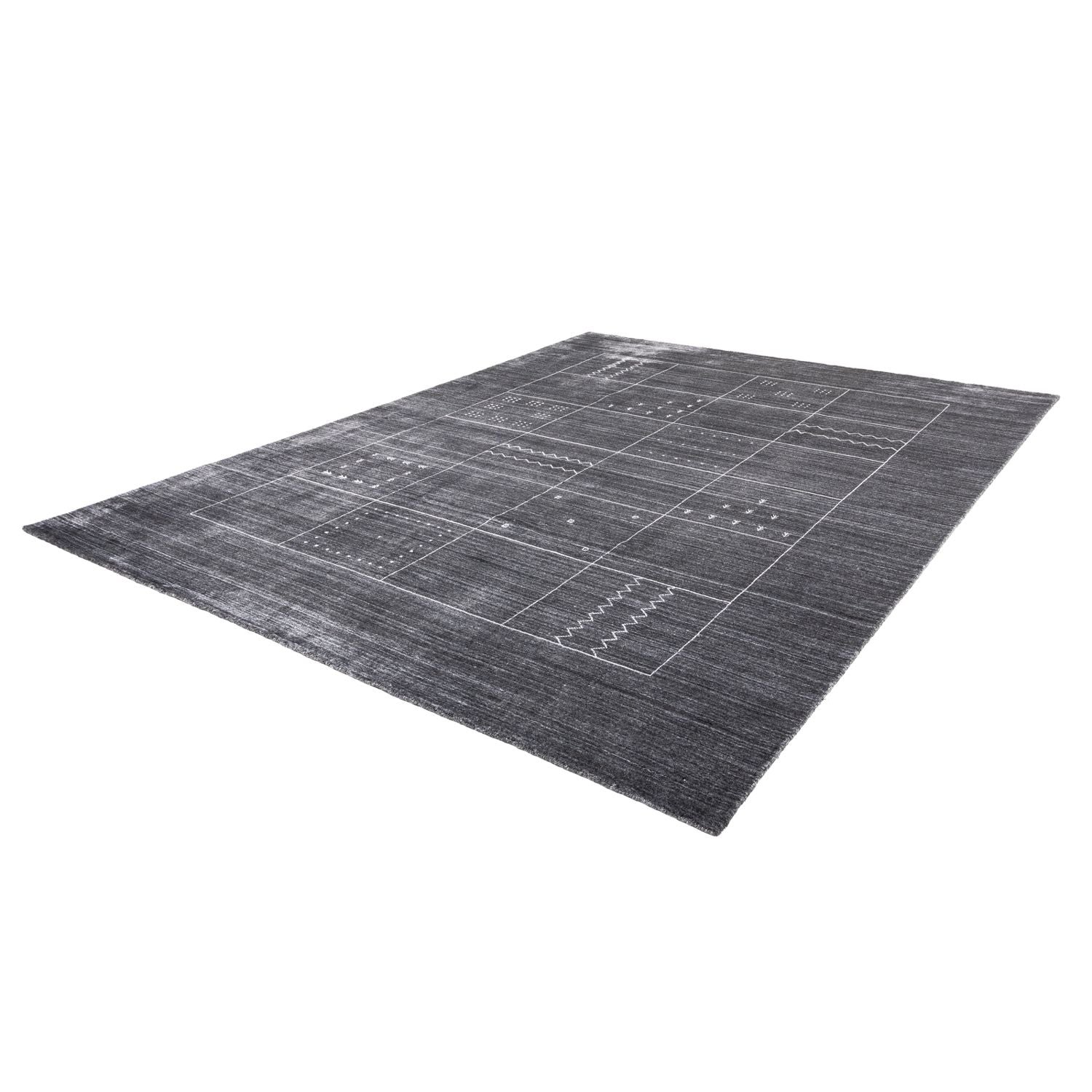 Nepal Teppich 350 x 250 cm - grau