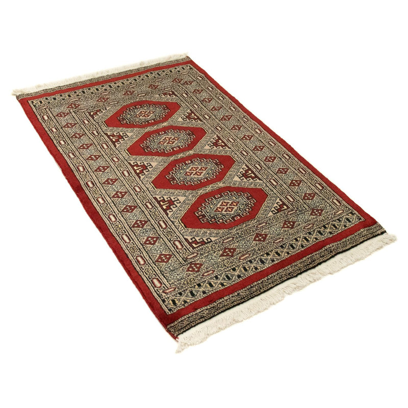 Afghan Teppich - Buchara 124 x 79 cm - rot