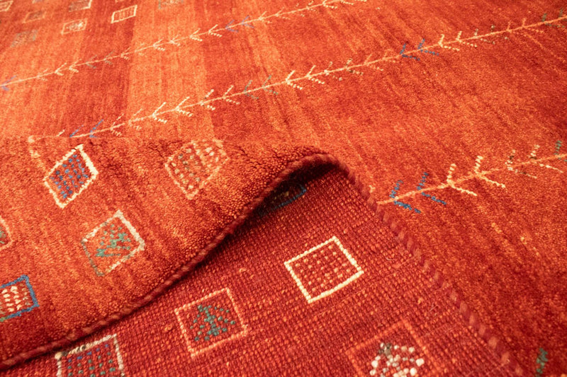 Gabbeh Teppich - Perser 230 x 165 cm - rot