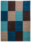 Patchwork Teppich 300 x 200 cm Teppich Wohnzimmer