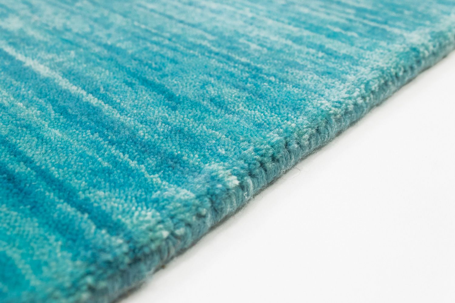 Gabbeh Teppich - Indus 200 x 80 cm - türkis