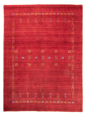 Gabbeh Teppich - Loribaft Softy 240 x 170 cm - dunkelrot