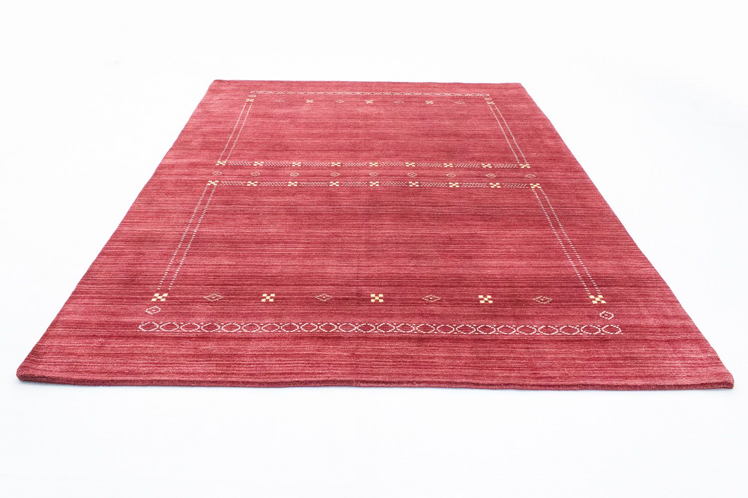 Wollteppich 240 x 170 cm Teppich Wohnzimmer
