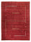 Gabbeh Teppich - Loribaft Softy 240 x 170 cm - dunkelrot