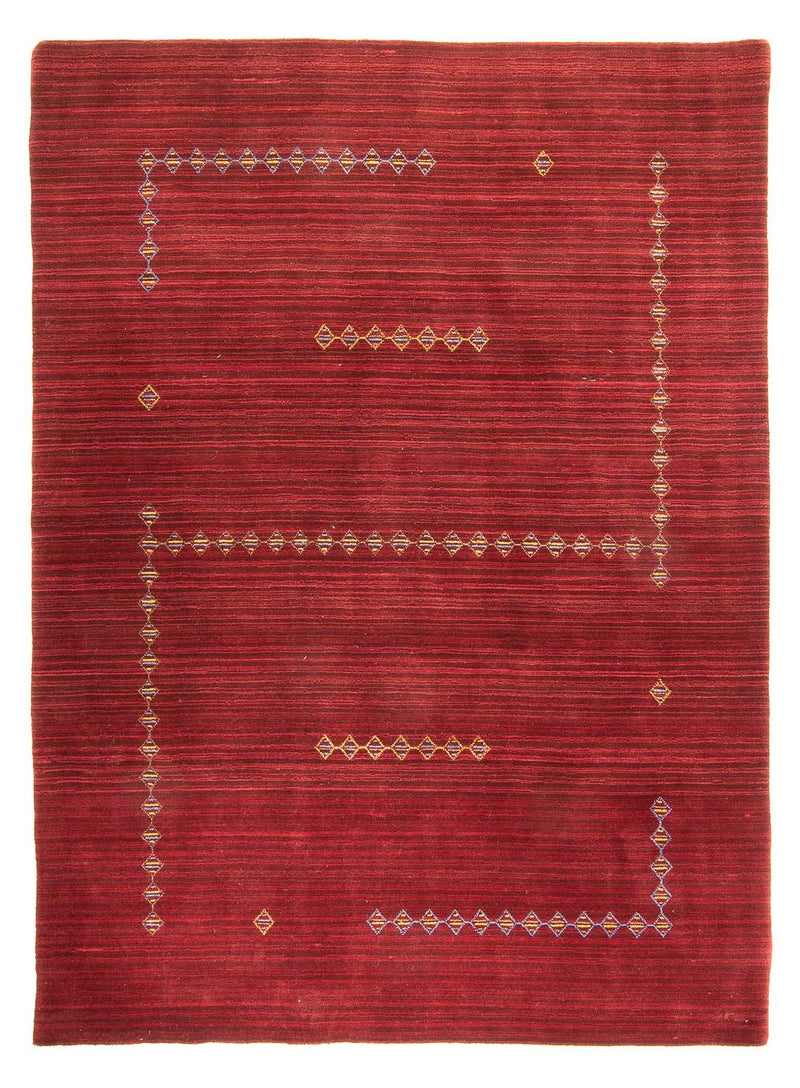 Gabbeh Teppich - Loribaft Softy 240 x 170 cm - dunkelrot