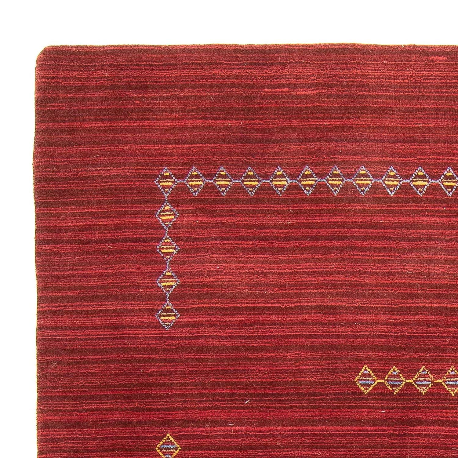 Gabbeh Teppich - Loribaft Softy 240 x 170 cm - dunkelrot