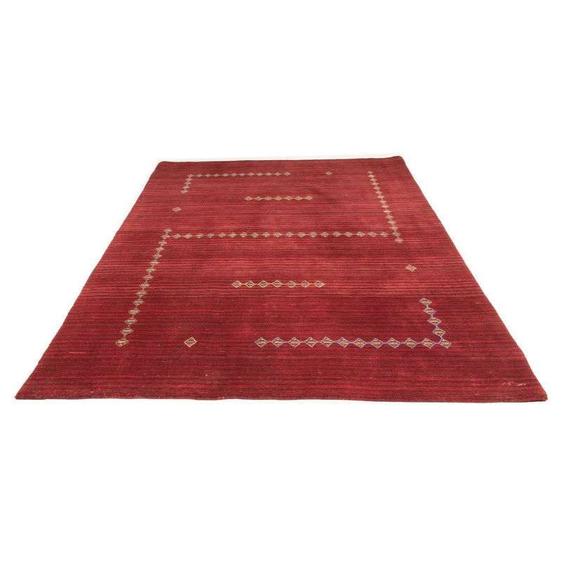 Gabbeh Teppich - Loribaft Softy 240 x 170 cm - dunkelrot