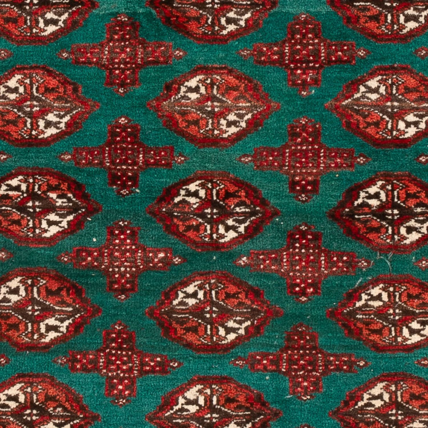 Turkaman Teppich - 117 x 95 cm - mehrfarbig