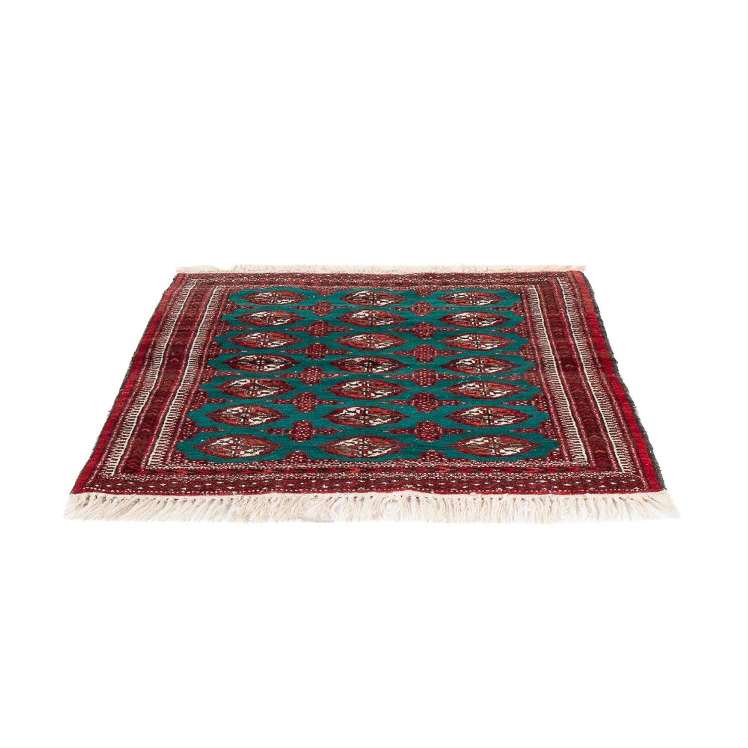 Turkaman Teppich - 117 x 95 cm - mehrfarbig
